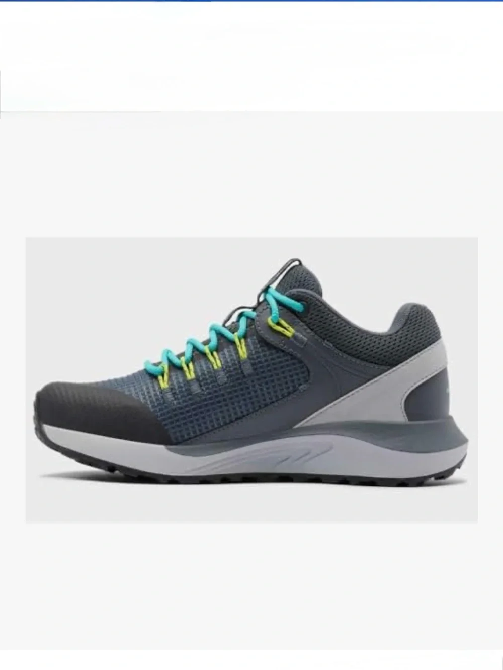 Columbia Women's Trailstorm Waterproof Hiking Shoe - Graphite/Dolphin Size 7 1/2